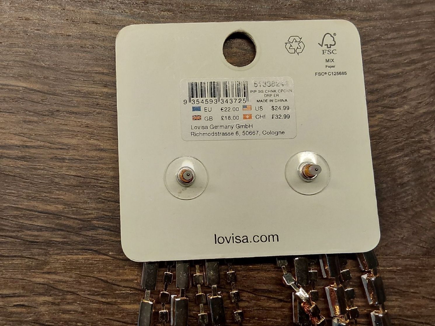 Boucles d'oreille: Ohrstecker Lovisa neu – Neuf avec emballage d'origine à Köniz par scopello12 2