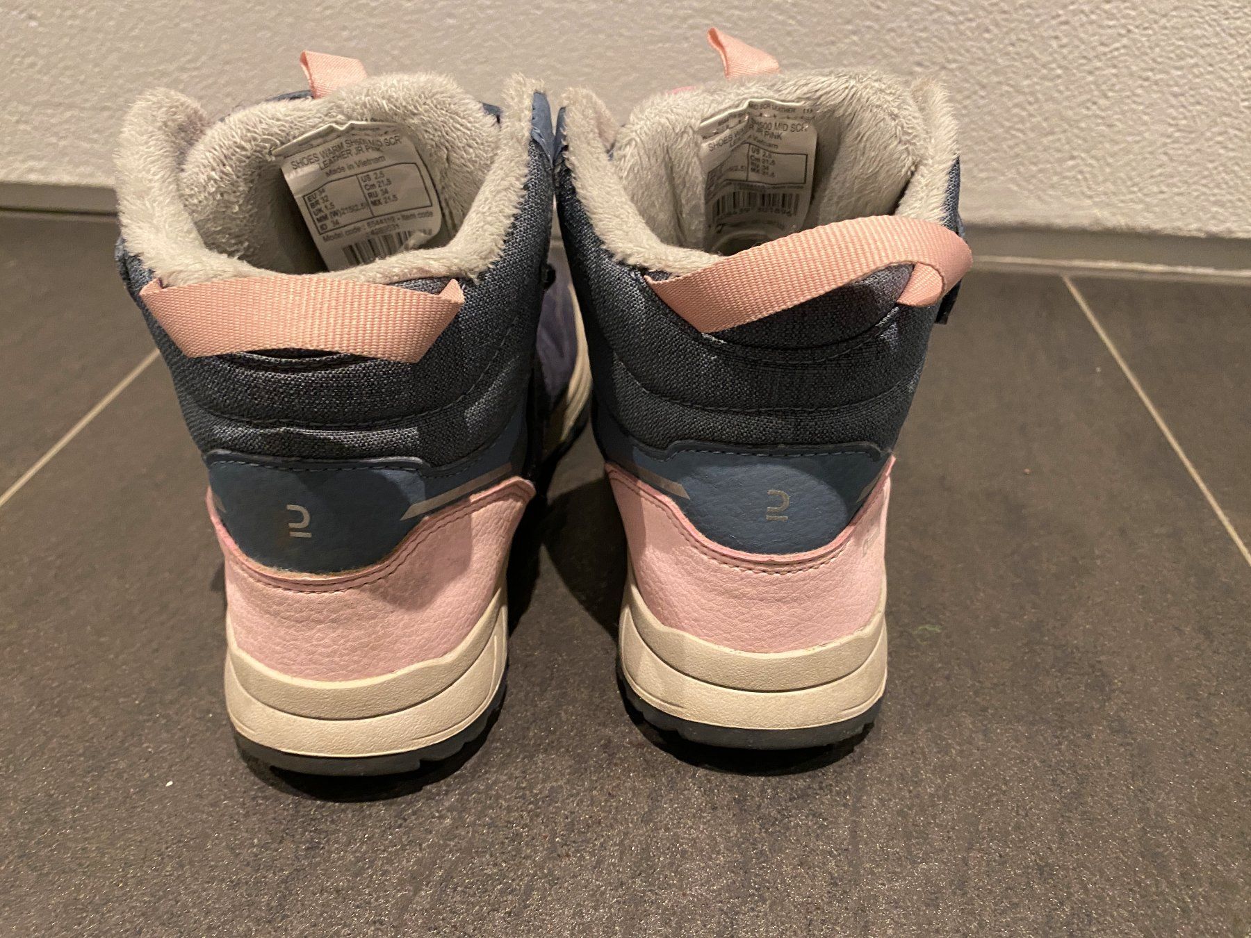 Decathlon Scarpe per ragazze: Winterschuhe von Decathlon Gr. 34  rosa/blau – Usato da Steinerberg venduto da luckyfin 3