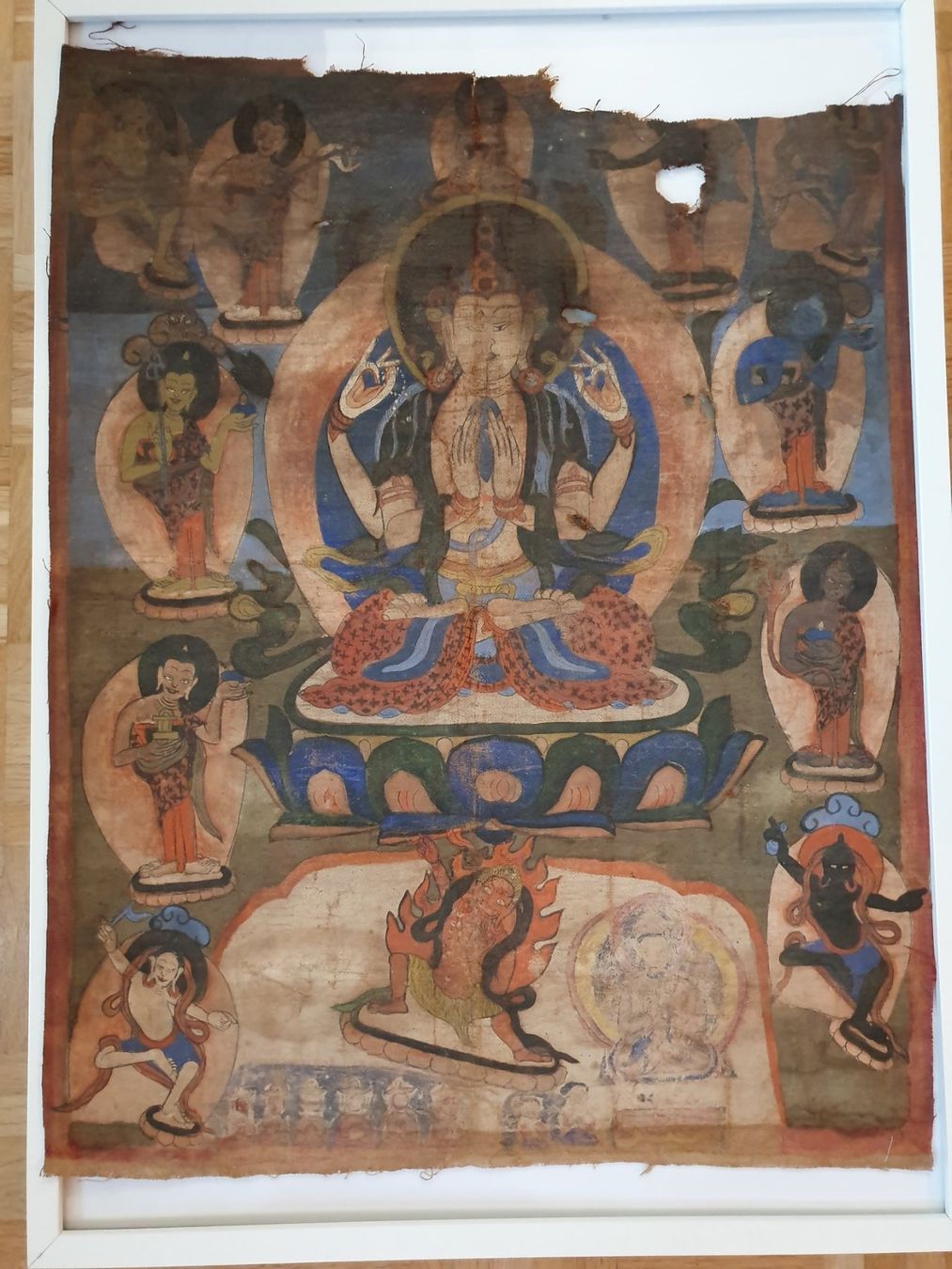 Dipinti: Thangka Original Avalokiteshvara – Usato da Jona venduto da HappyHappyHappyHappy