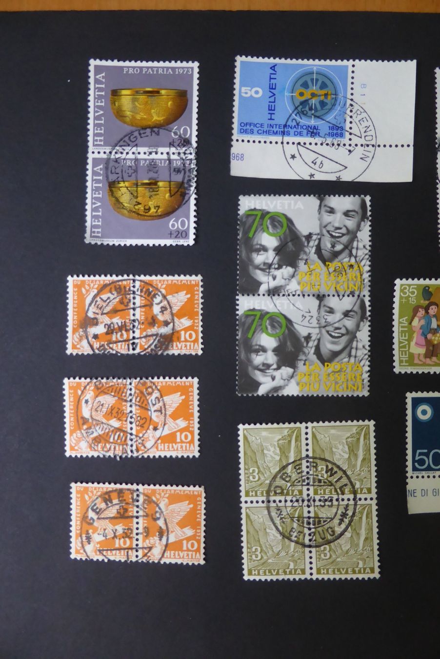 Tous les timbres: CH - Marken - Vollstempel - Doppel diverse – D'occasion à Brunnadern par lesezirkel 1