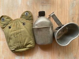 Original us Army WW2 canteen British made 1944