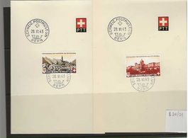 timbre fiche avec B20 et B21 Postmuseum
