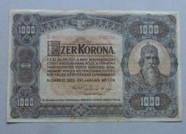 Ungarn ++ 1000 Kronen 1920