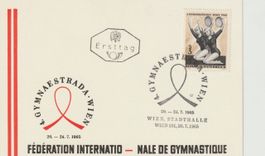 Gymnaestrada Wien, Ersttagsbrief, 1965