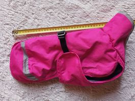 Pomppa Mantel pink für Rückenlänge 30cm