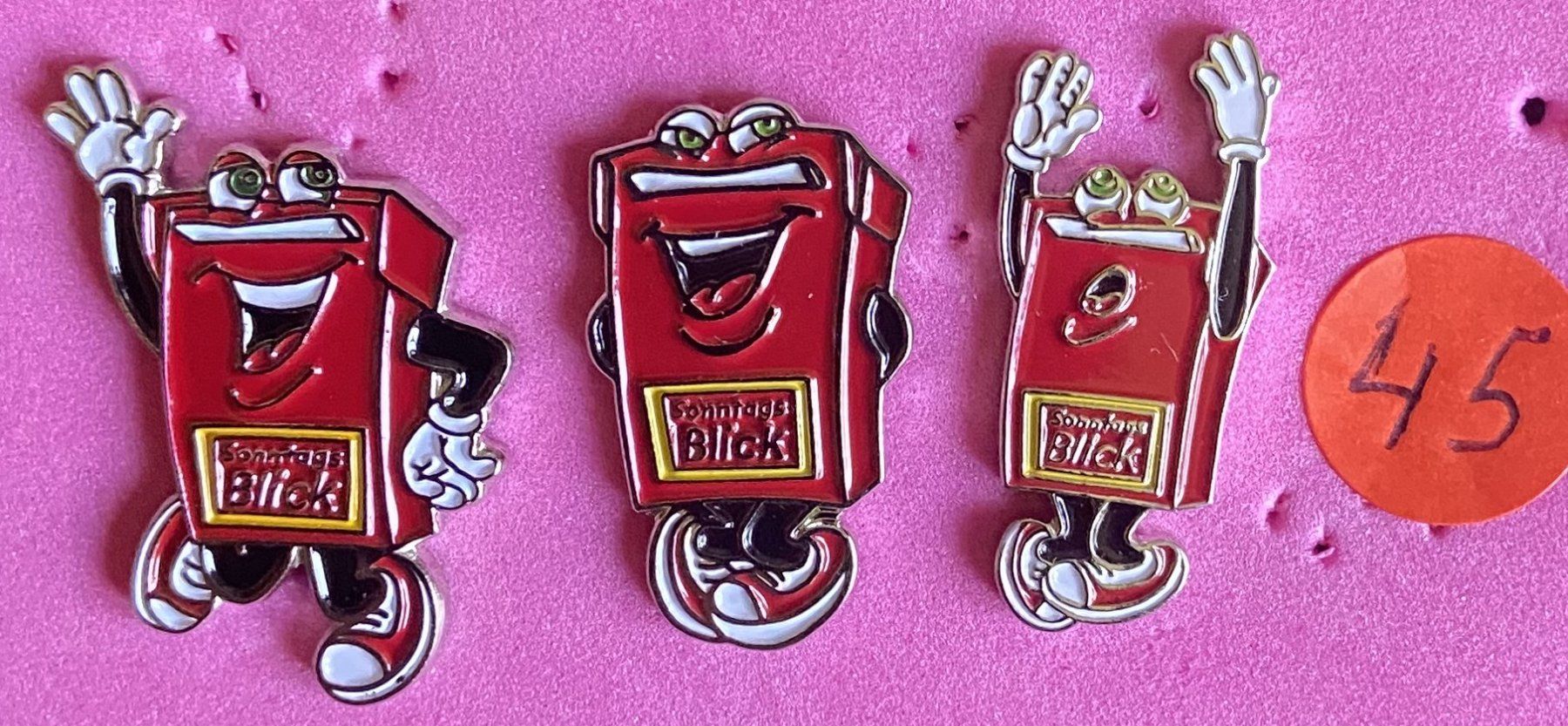 Plaquettes & Badges: kleine Pin Sammlung BLICK    45 – D'occasion à Böckten par Hansi36