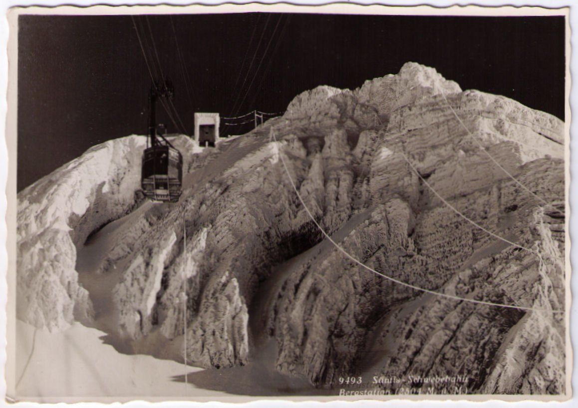 Cartoline postali: Säntis - Luftseilbahn – Usato da Binningen venduto da Mountainrider