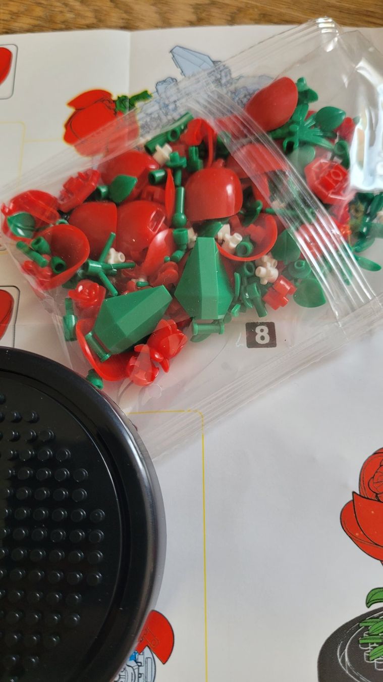 Kit di costruzioni: Jolies fleurs a monter – Nuovo e nell'imballaggio originale da Saxon venduto da Sebdem 2