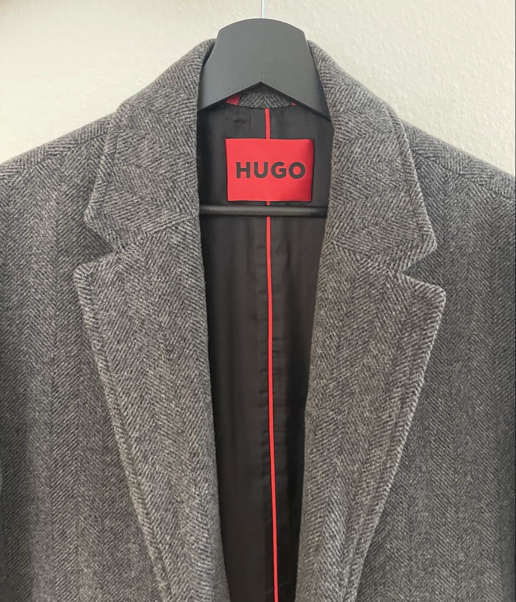 Hugo Boss Cappotti: Hugo Mantel Herren grau Grösse – Usato da Adliswil venduto da fabienne1234567 1