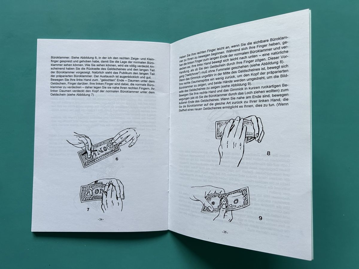 Libri: Broschüre "Geldscheinmagie" – Usato da Himmelried venduto da rasmus67 4