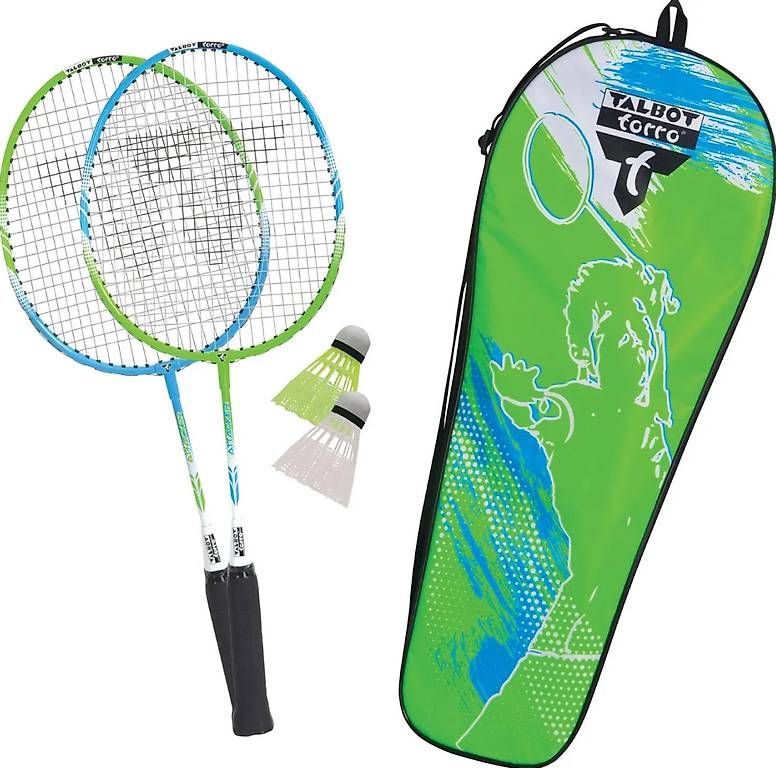 Racchette: Neuf Set de badminton ?2 Attacker Junior? Talbot-Torro  – Usato da Le Mont-sur-Lausanne venduto da swisssail
