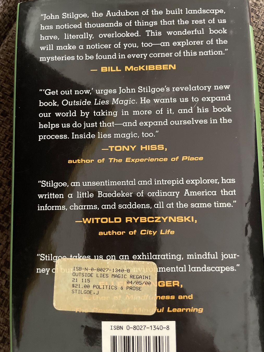 Libri: Outside lies Magic - John R. – Usato da Wilen b. Wollerau venduto da LastChance22 1