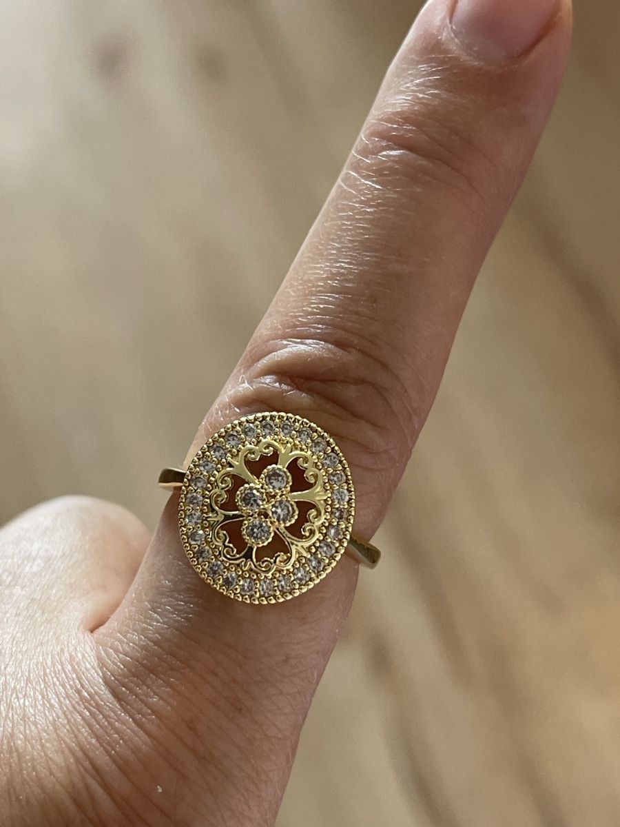 Ringe: Jolie Bague vintage plaquée 54 petits brillan – Neu (gemäss Beschreibung) aus Kloten von Vermicelles