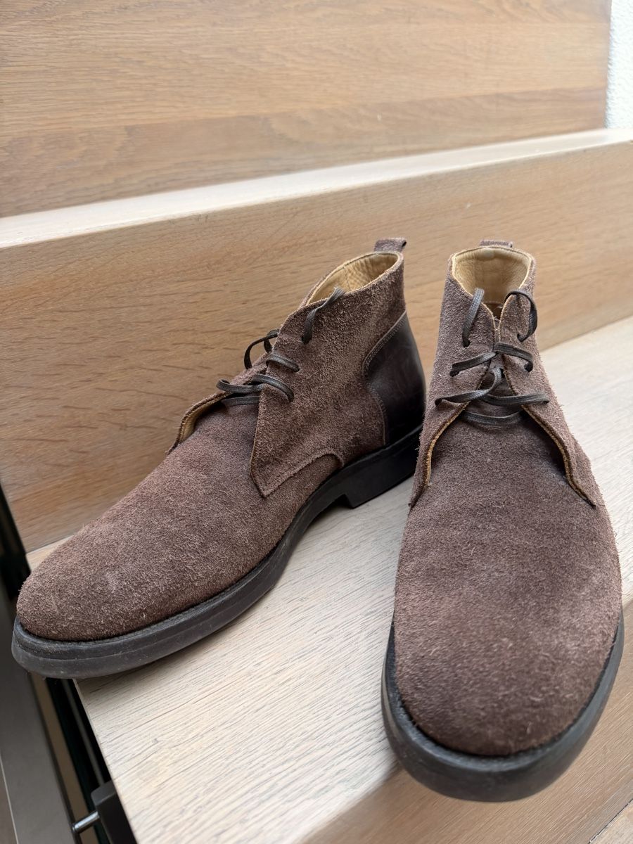Scarpe da uomo: Herren Chukkaboots Wildleder braun  – Usato da Oberwil b. Zug venduto da hallihallo12