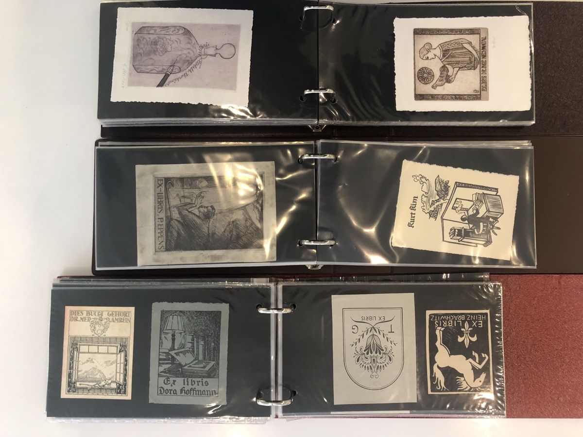 Poster & Bilder: Grosse Sammlung Ex-Libris in 3 Alben - viele limitierte ! – Gebraucht aus Lufingen von Rac0 6