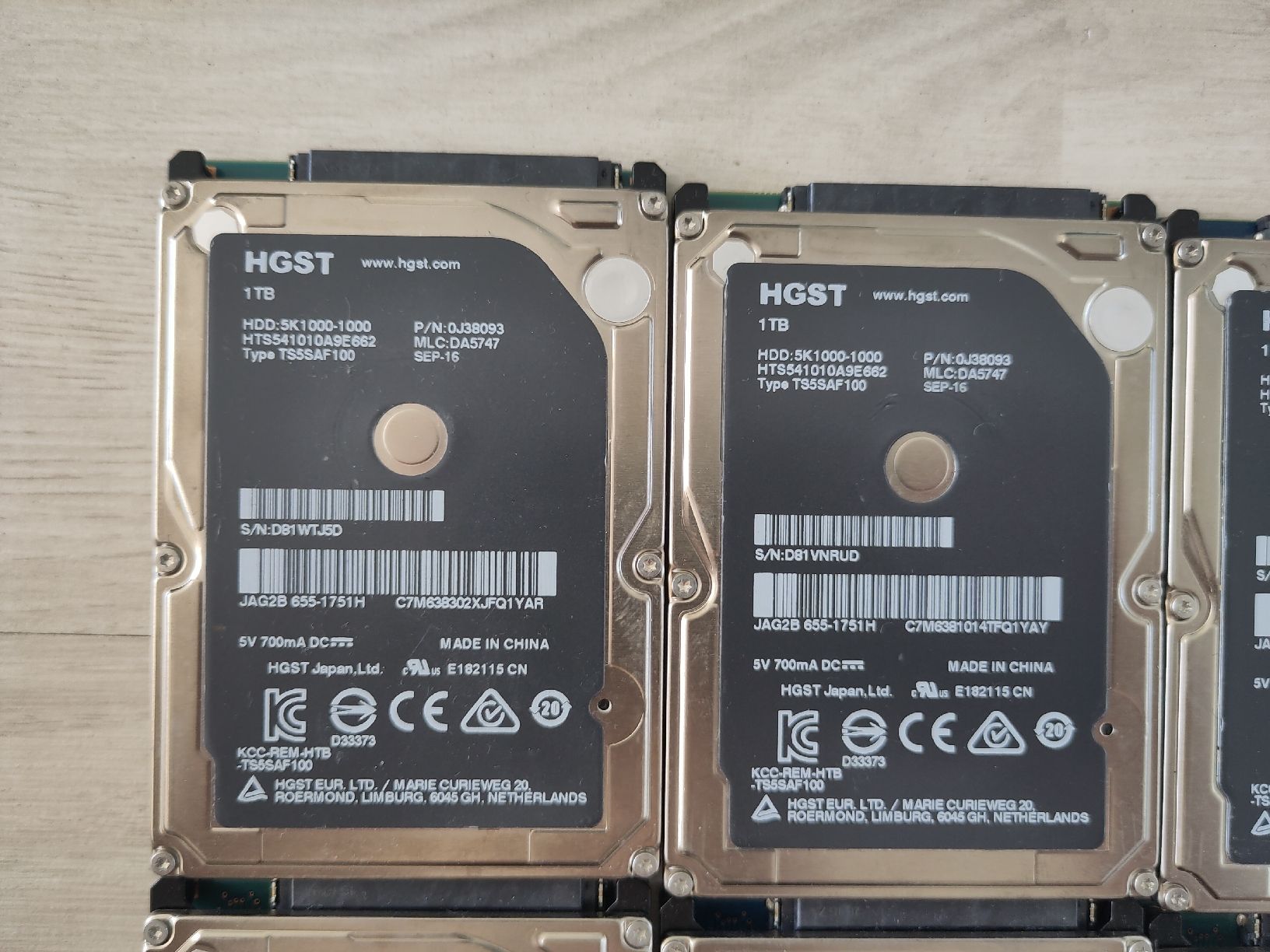 Harddisks: 12x 1TB 2.5" HDD – Defekt aus Sargans von sve_hjs5 1