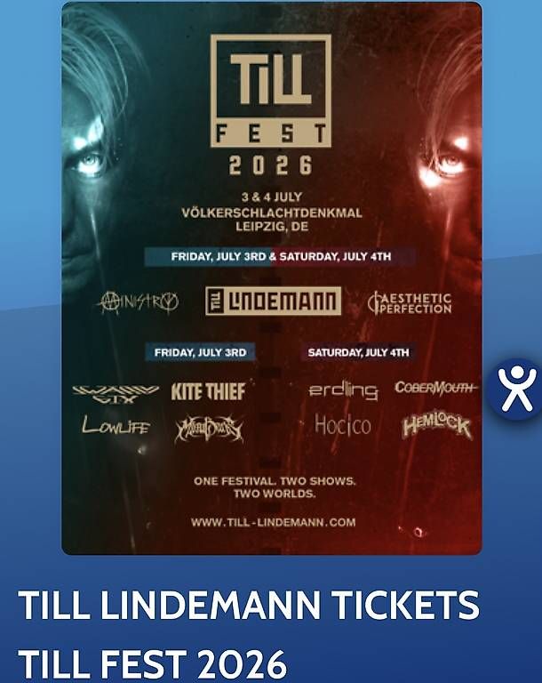 Biglietti: TILL-FEST GOLDEN-CIRCLE TICKETS – Usato da Lommiswil venduto da gab_g9mm