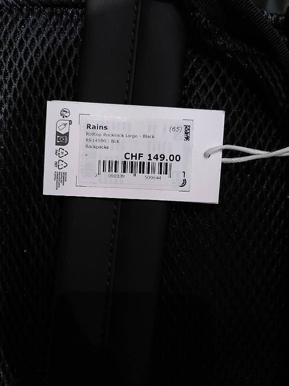Rains Zaini: Neuer Rucksack Rains Rolltop Large – Nuovo e nell'imballaggio originale da Niederurnen venduto da mic_dgk6 2
