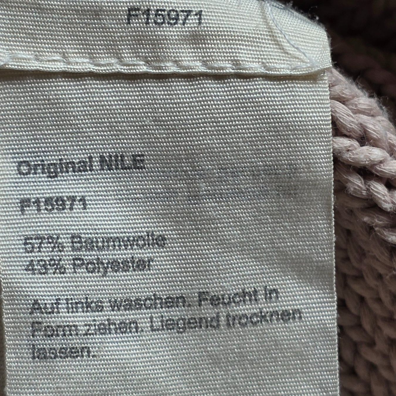 Nile Pulls & Sweat-shirts: 🐸 NILE STRICKPULLOVER S BEIGE ROLLSAUM PULLOVER BAUMWOLLE – D'occasion à Môtier (Vully) par Frogs 9
