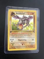 Pokémon Karte Aerodactyl Fossil 1. Edition guter Zustand