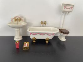 Puppenhaus Nostalgie Badezimmer Bodo Hennig Emaille