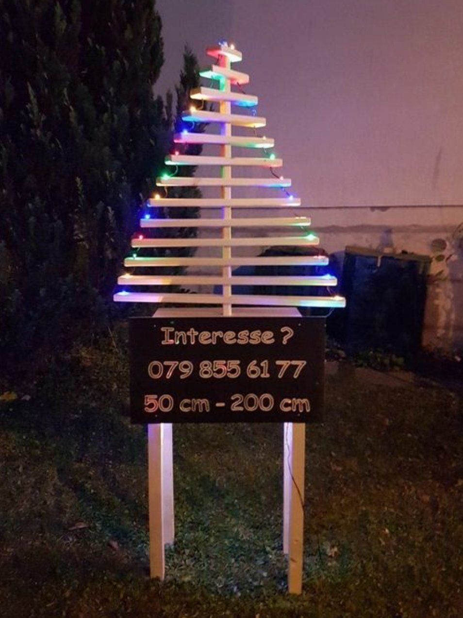 Alle Dekorationen: Tannenbaum Weihnachtsbaum Holz Tanne – Neu und originalverpackt aus Flurlingen von LS2011100 4