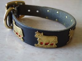 Appenzell Hundehalsband Messing