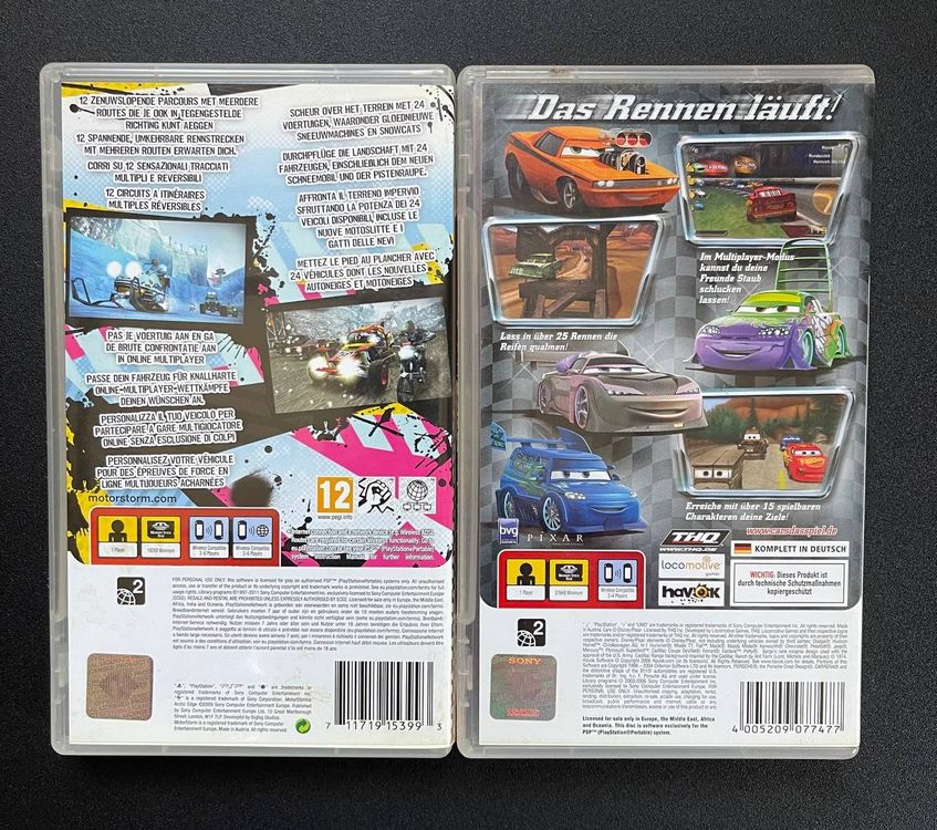 MotorStorm Arctic Edge, Disney Pixar Cars, PSP Kaufen auf Ricardo