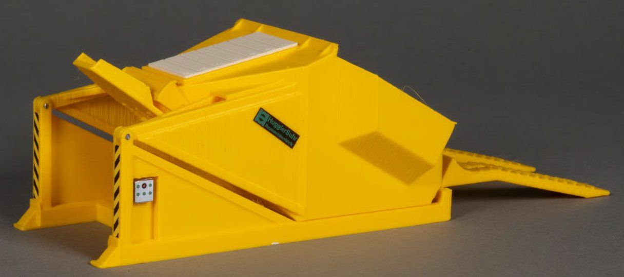 Kit di modellismo & Modellini statici: MSM 5416.02 Umschlaggerät 12m3 gelb – Nuovo e nell'imballaggio originale da Dagmersellen venduto da FBM-Bacheli