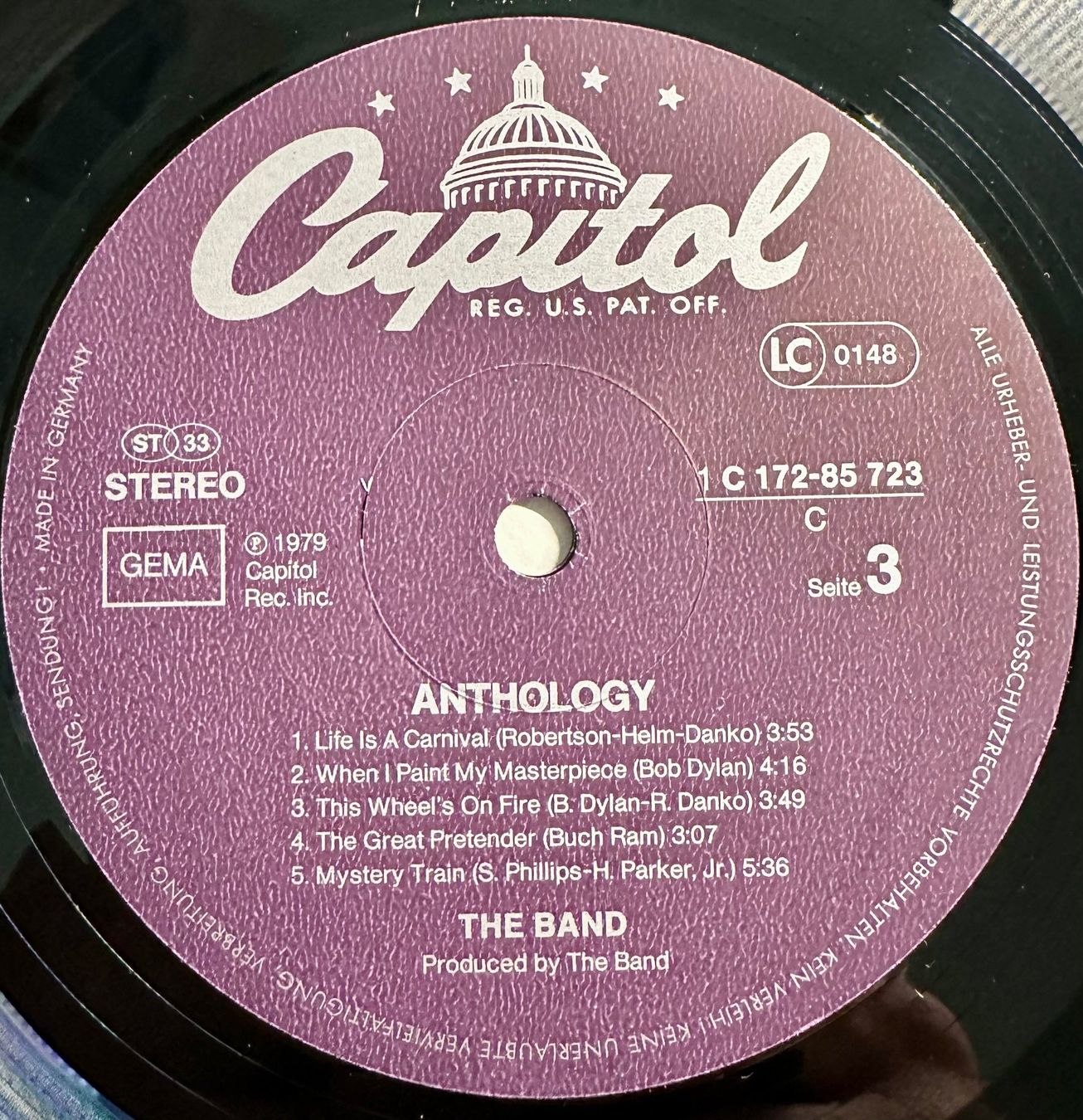 Dischi in vinile: The Band - Anthology // LPs: VG+; Sleeve: VG+ – Usato da Zürich venduto da saltbee 5
