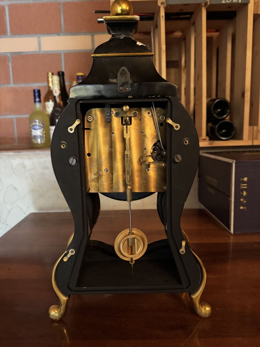 Orologi da terra & Orologi da parete: Pendule Le Castel schwarz goldfarben – Difettoso da St.Gallen venduto da davidmarceljud 3