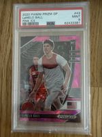 2020 Panini Prizm DP LaMelo Ball Pink Ice RC PSA 9