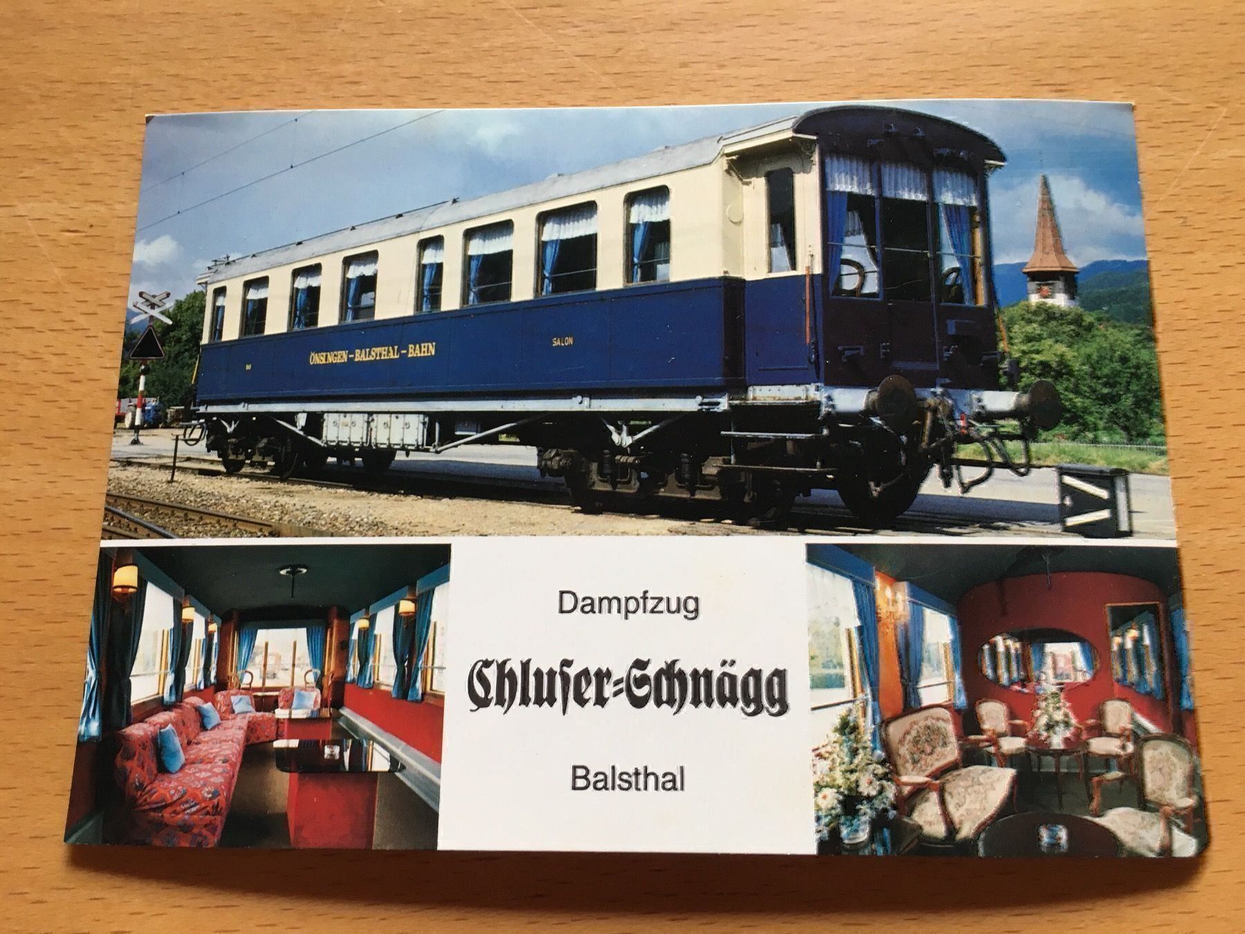 Ansichtskarten: Postkarten Set OeBB – Gebraucht aus Balsthal von Katzenfan99 1