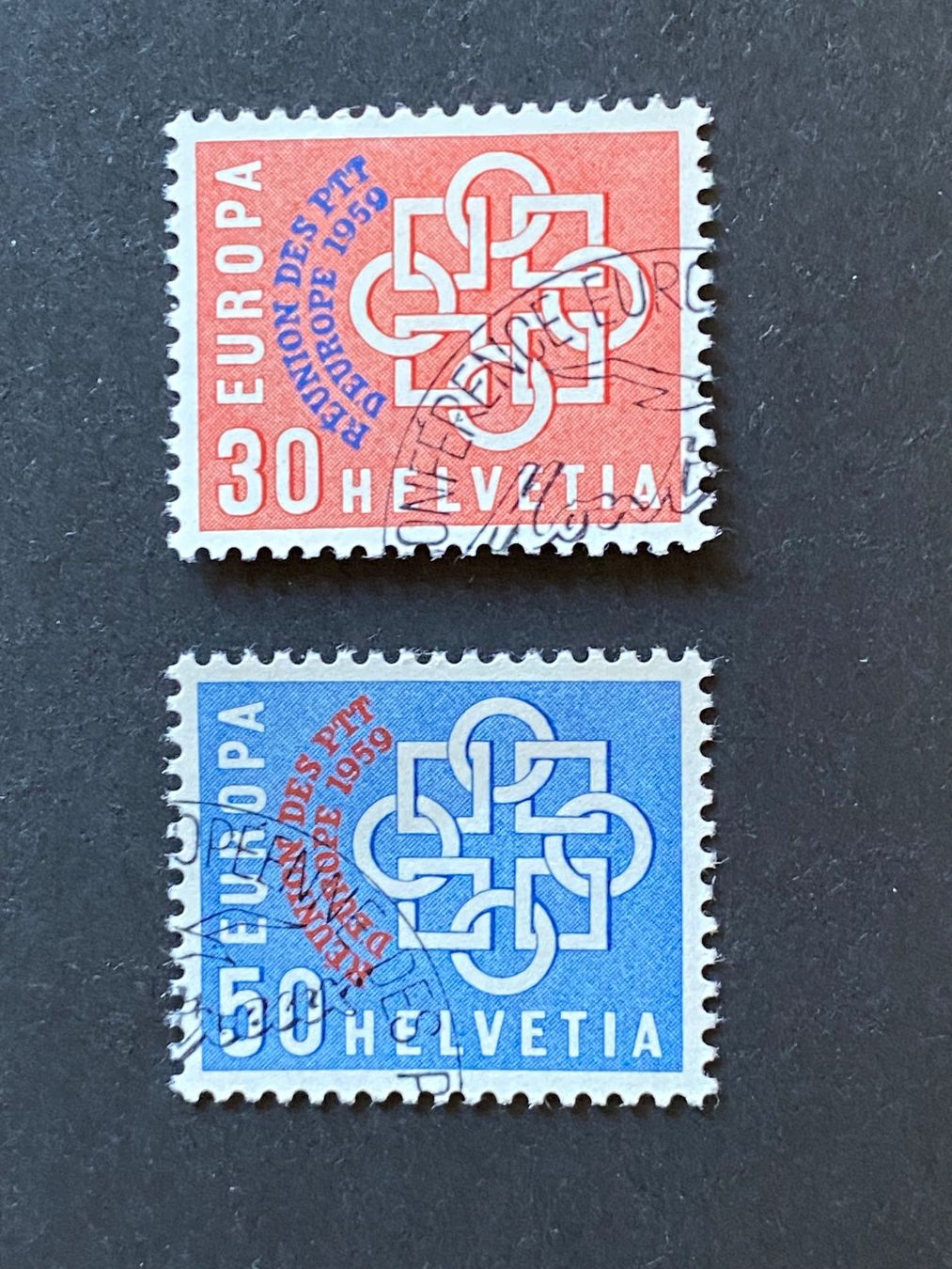 Tutti i francobolli: 349, 350, gestempelt – Usato da Aarau venduto da hilde47