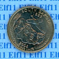 USD___0.25 2006D South Dakota 1889 unz-stgl 1/4 Dollar
