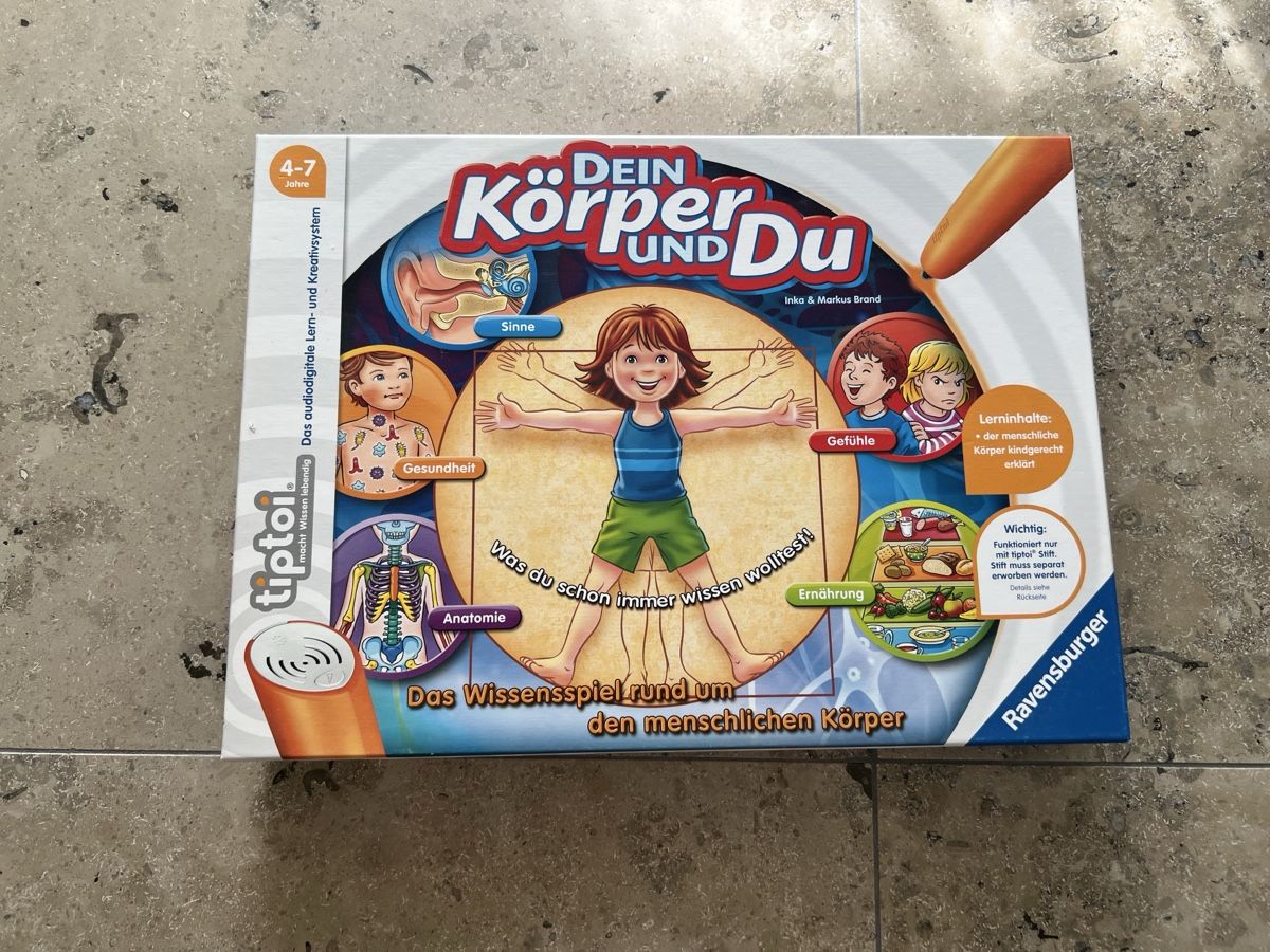 Giochi: tiptoi- Dein Körper und Du Lernspiel  – Usato da Wädenswil venduto da yan_gm82