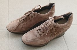 Geox Damen Schuhe, Gr. 38, braun, Leder, Top Zustand!
