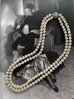 Zweiteilige Perlenkette vintage