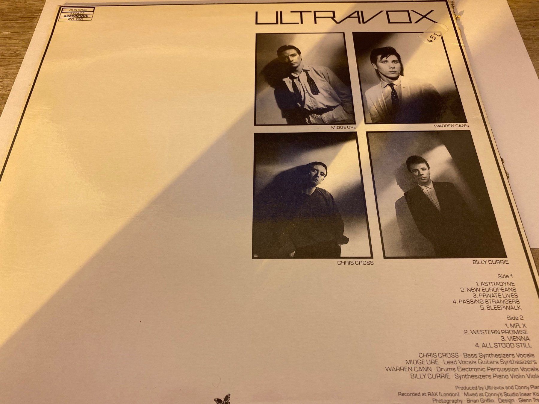 Schallplatten: Ultravox : Vienna – Gebraucht aus Clarens von Surcouf91 1