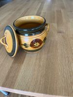 Antike Keramikdose mit Deckel, Vintage, Top Zustand!