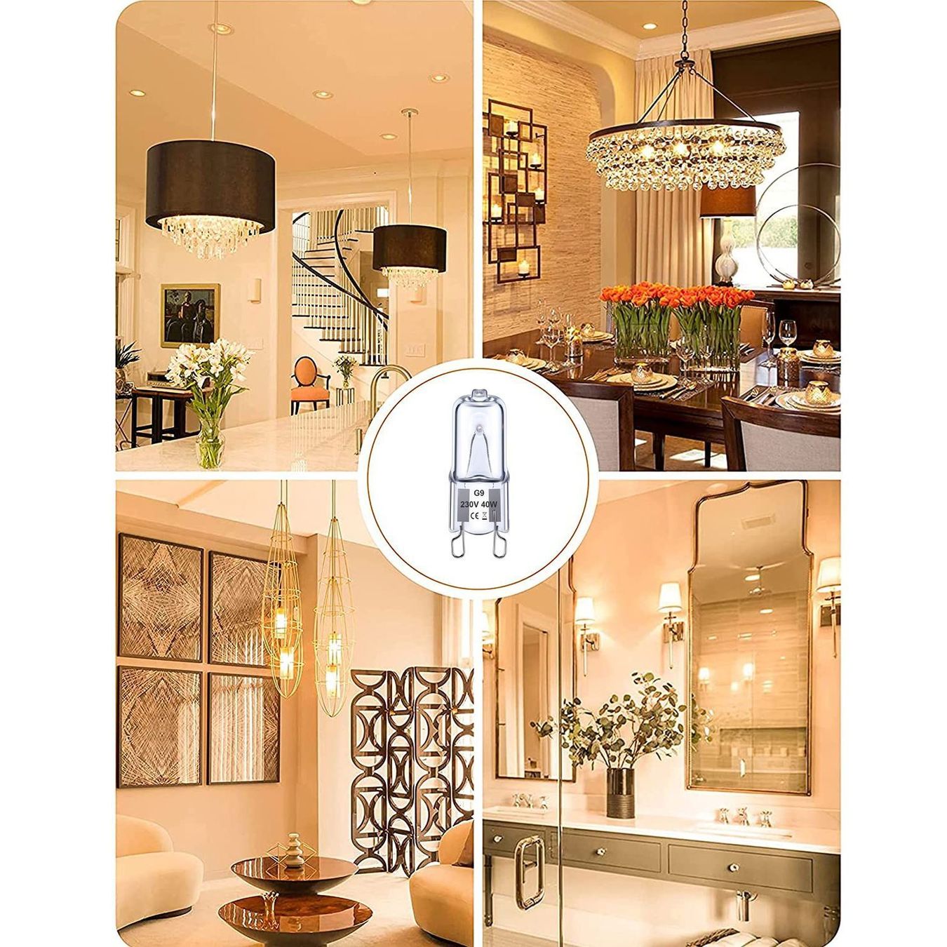 Lampade: Halogen G9 40w Dimmbar 230v 12 Stücke – Nuovo (secondo la descrizione) da Thun venduto da nuonuoshop 8