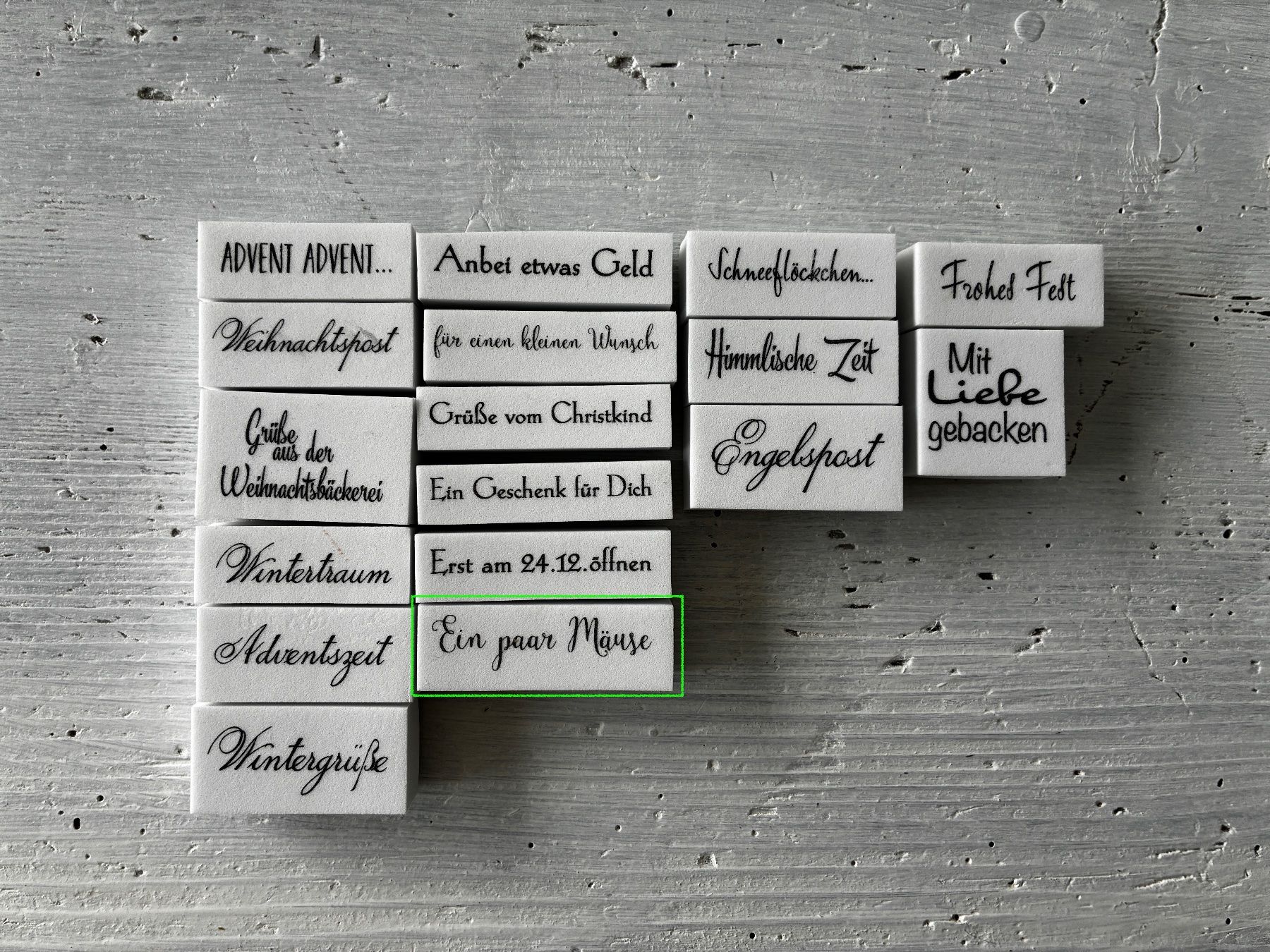 Timbri: LaBlanche Stempel Spruch 'Ein paar Mäuse' 1-teilig – Usato da Glattfelden venduto da Qwerasdf 1