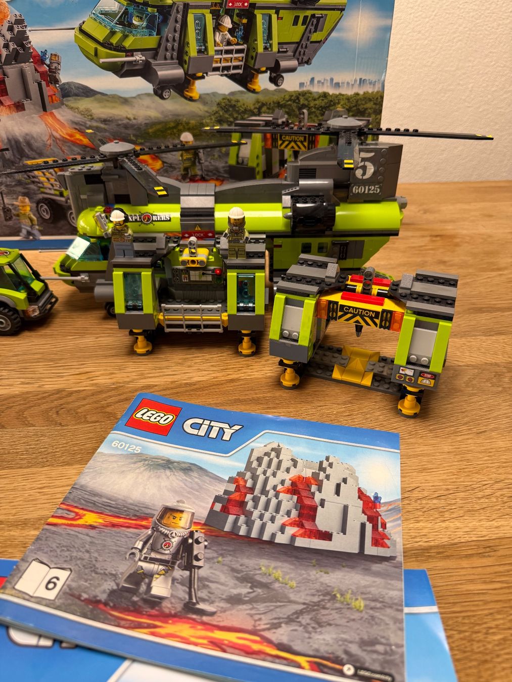 Lego Kit di costruzioni: Lego City 60125 Vulkan Hubschrauber – Usato da RIET (NEFTENBACH venduto da SAMUEL110 1
