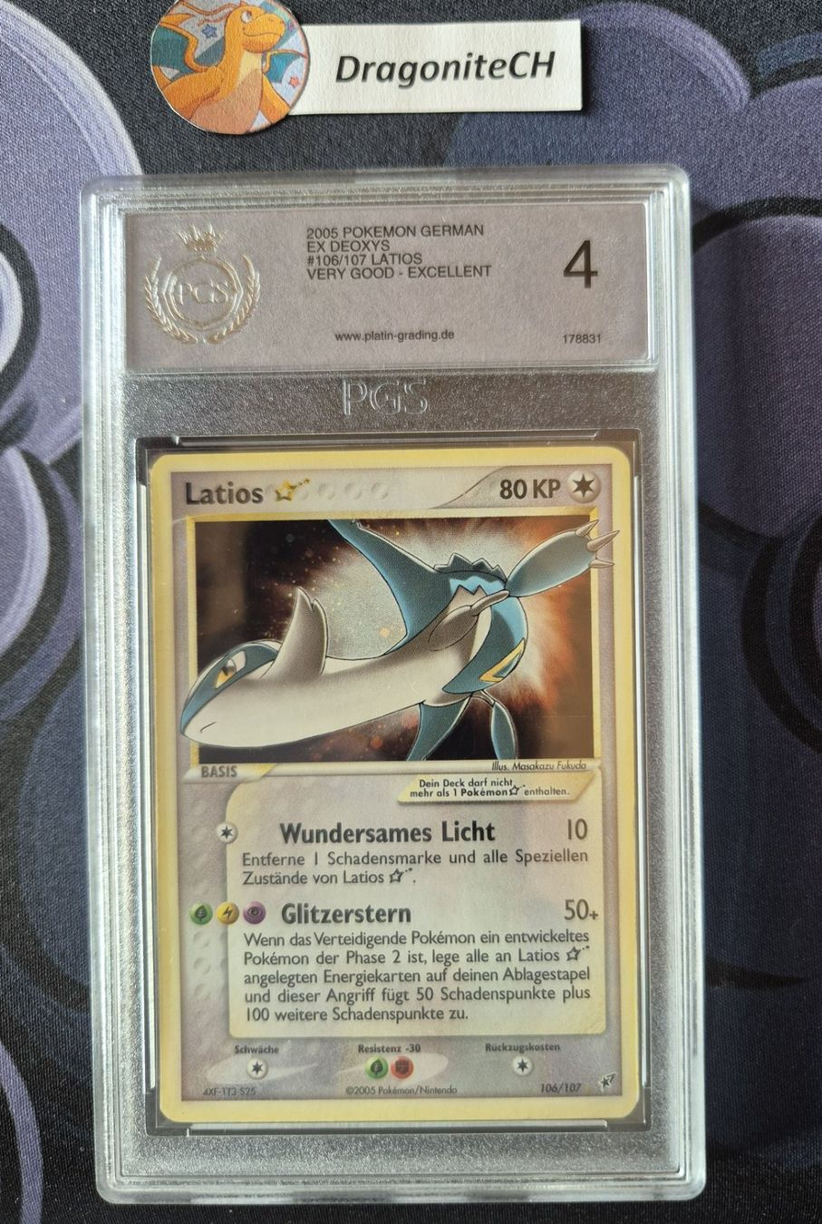 Pokémon Carte collezionabili: Pokemon Karte Latios Goldstar – Usato da Hünenberg venduto da DragoniteCH