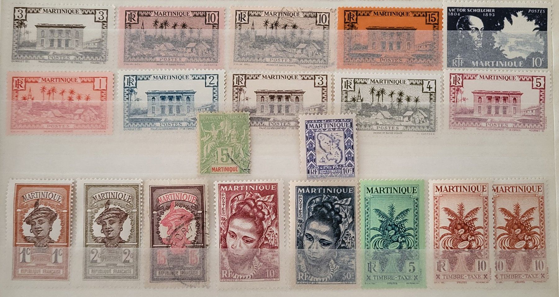 Tutti i francobolli: Martinique, Lot – Nuovo (secondo la descrizione) da Castione venduto da Rx-stamps