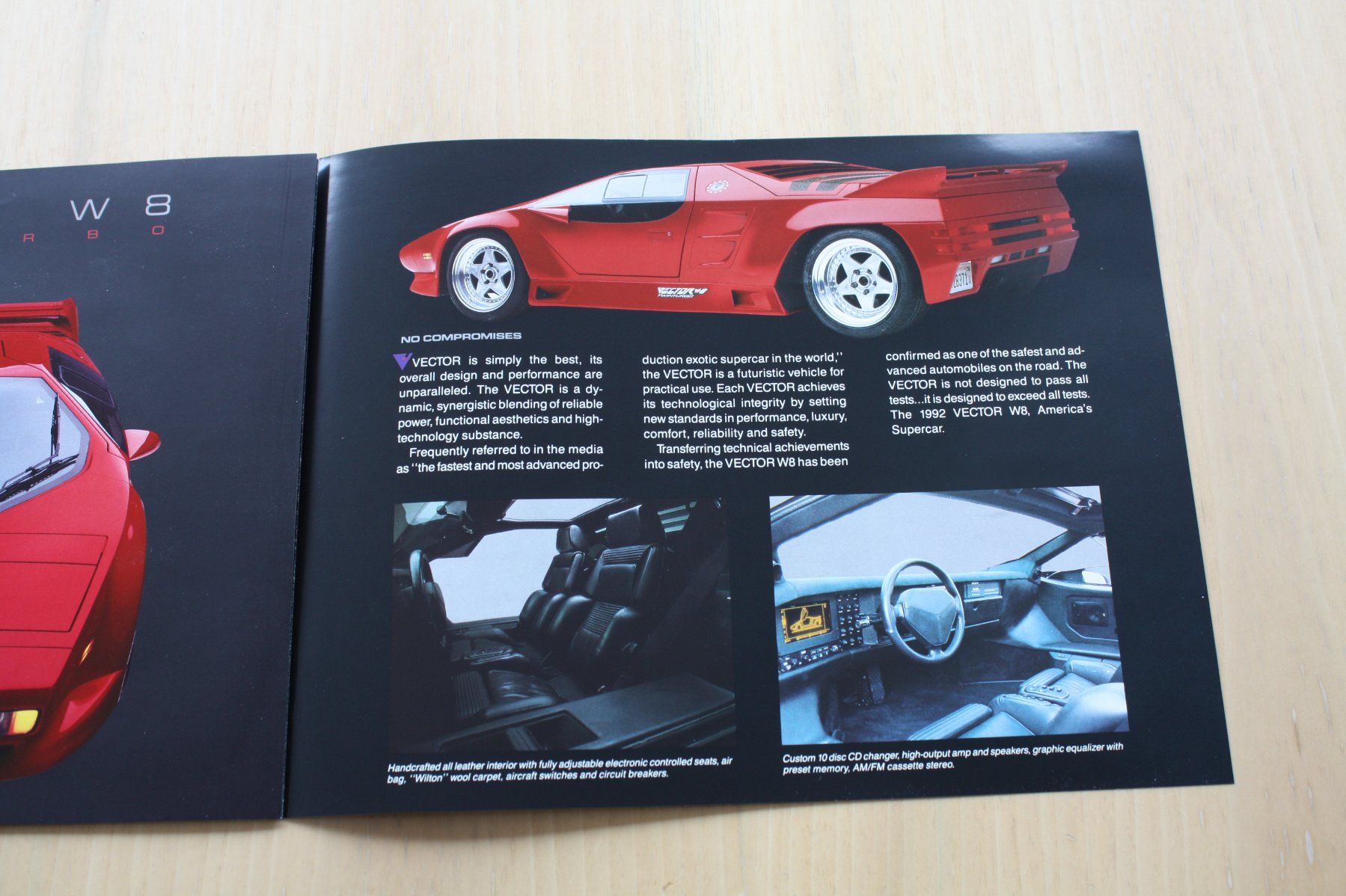 Documenti: Vector W8 Twin Turbo Prospekt 1992 – Usato da Wikon venduto da erwin400 3