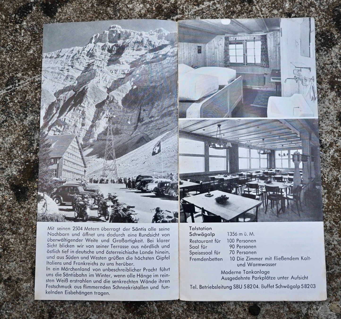 Documenti: um 1950 Prospekt SÄNTIS Urnäsch Schwebebahn – Usato da Pfaffhausen venduto da mono_rec 4