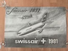 Swissair Plakat 50 Years Nice!