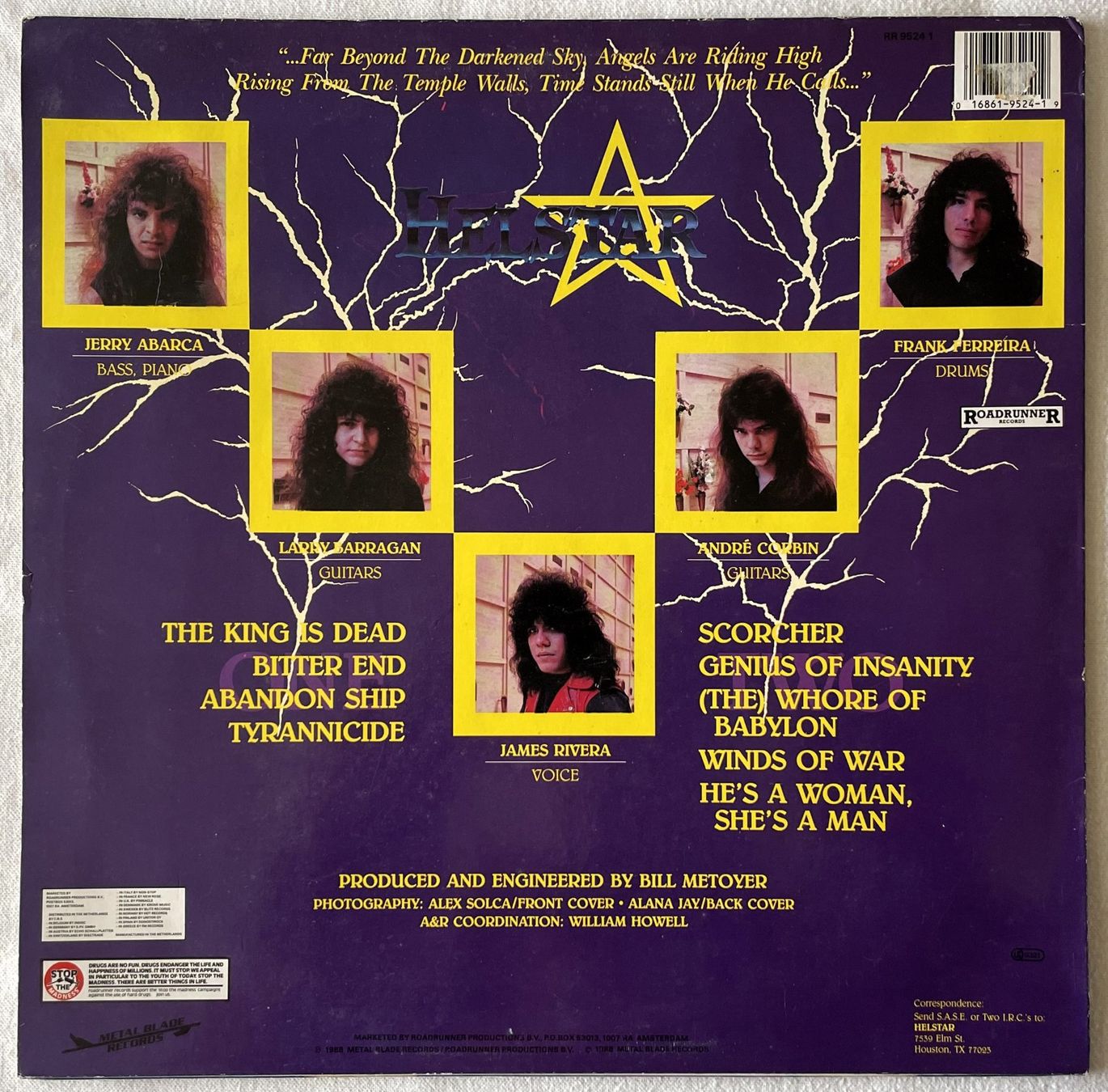 Vinyles: Helstar – A Distant Thunder - LP - 1988 - OIS - First Press – D'occasion à Uster par Zardodel 1