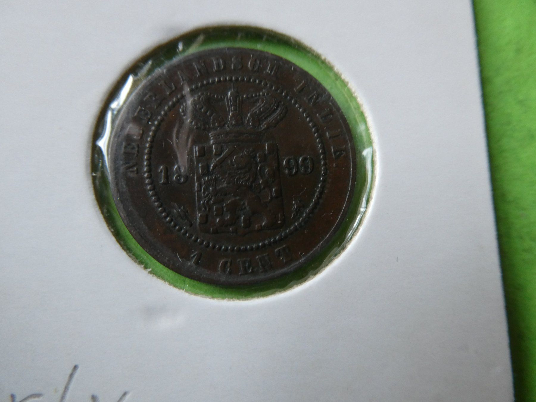 Tutti le monete: NIederländisch Indien 1899, 1 Cent – Usato da Hinterforst venduto da Rohusri 1